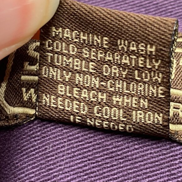 C.E. Schmidt Workwear Shirt Mens M Purple Cotton Button-Down Long Sleeves Pocket - Picture 3 of 9